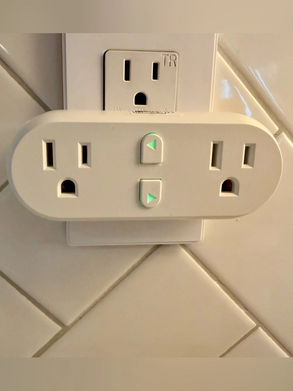 meross WiFi Dual Smart Plug, Support Apple HomeKit, Siri, Alexa, Echo, Google Ho